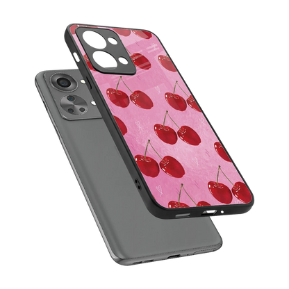 Cherrylicious sleek oneplus nord 2t cover with tempered glass back and TPU edges