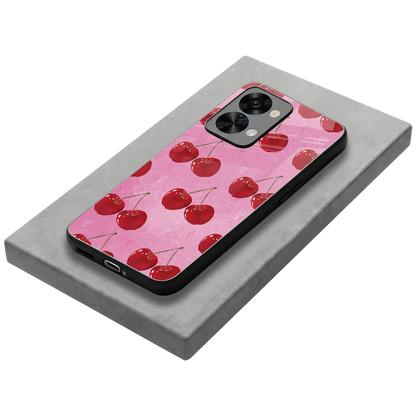 Cherrylicious stylish phone case for oneplus nord 2t | glossy glass and slim fit