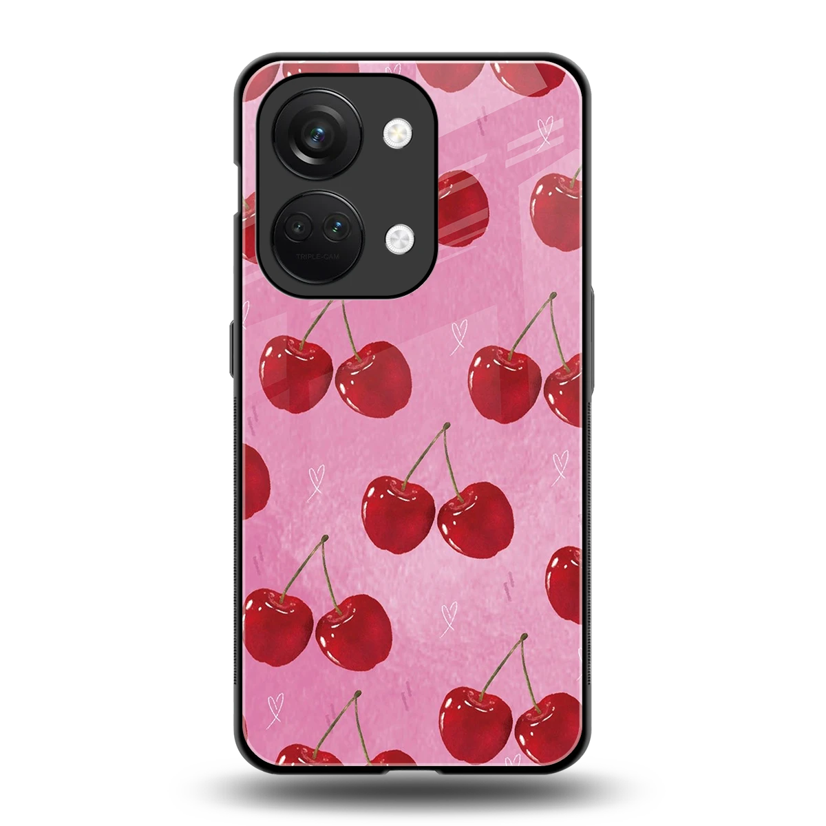 Cherrylicious back phone cover | glass case for oneplus nord 3