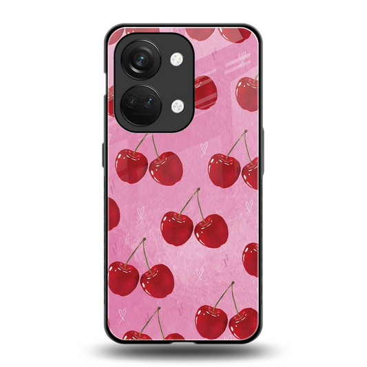 Cherrylicious back phone cover | glass case for oneplus nord 3