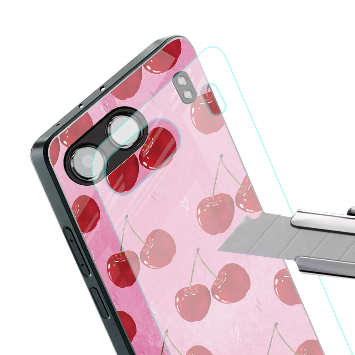 Cherrylicious stylish phone case for oneplus nord 4 | glossy glass and slim fit