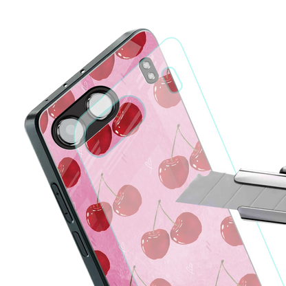 Cherrylicious stylish phone case for oneplus nord 4 | glossy glass and slim fit