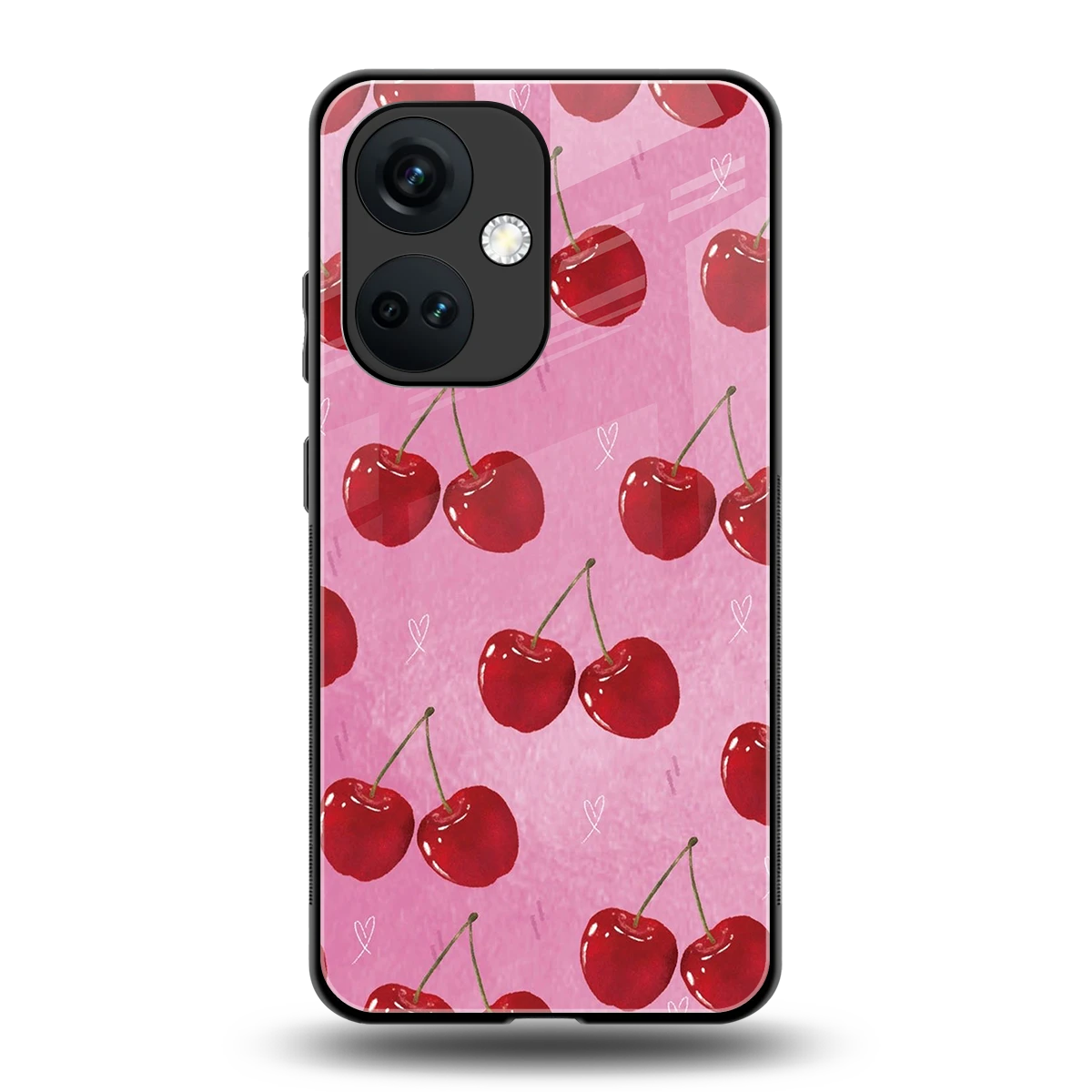 Cherrylicious back phone cover | glass case for oneplus nord ce 3
