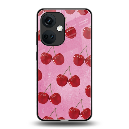 Cherrylicious back phone cover | glass case for oneplus nord ce 3