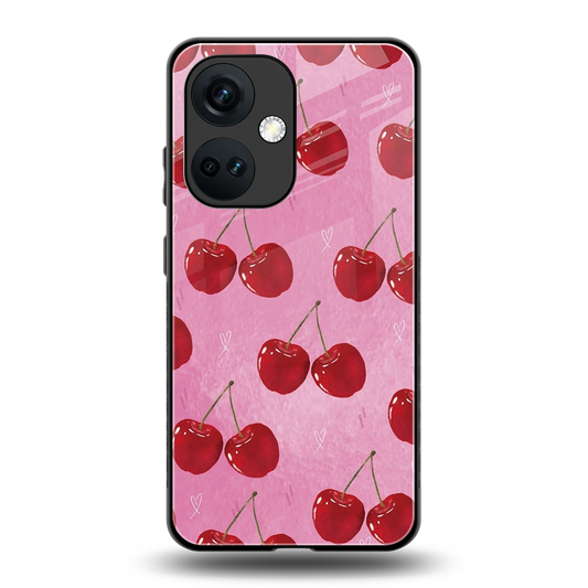 Cherrylicious back phone cover | glass case for oneplus nord ce 3