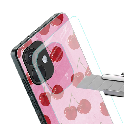 Cherrylicious stylish phone case for oneplus nord ce 3 | glossy glass and slim fit