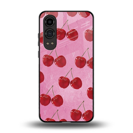 Cherrylicious back phone cover | glass case for oneplus nord ce 4 lite