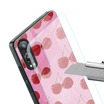 Cherrylicious stylish phone case for oneplus nord ce 4 lite | glossy glass and slim fit