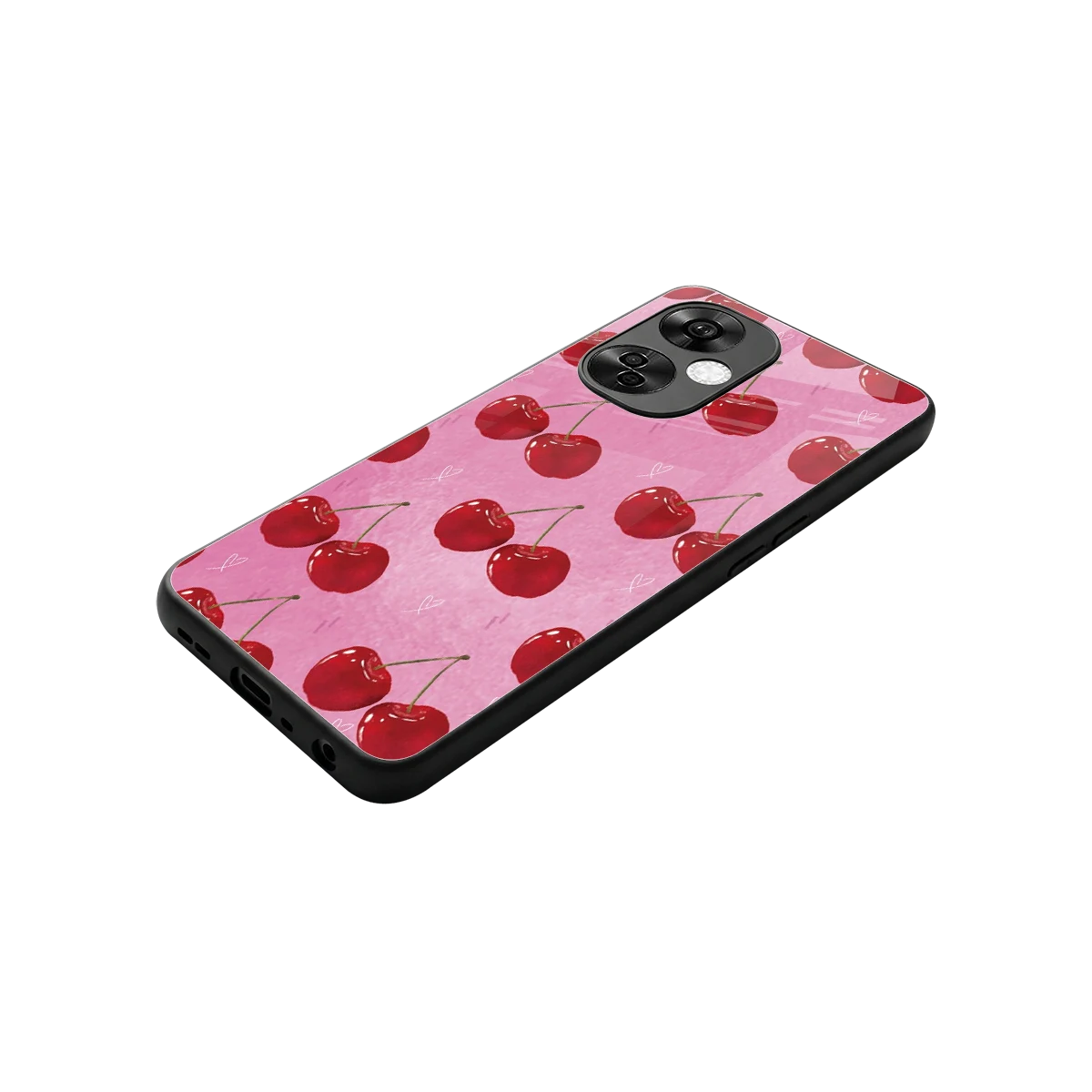 Cherrylicious stylish phone case for oneplus nord ce 3 lite | glossy glass and slim fit