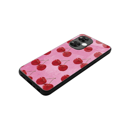 Cherrylicious stylish phone case for oneplus nord ce 3 lite | glossy glass and slim fit