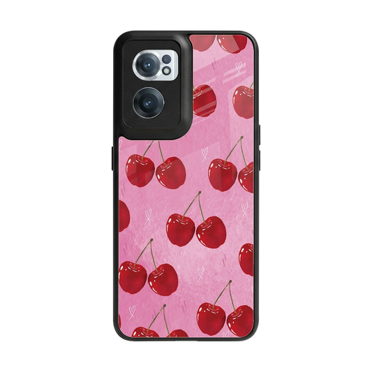 Cherrylicious back phone cover | glass case for oneplus nord ce 2