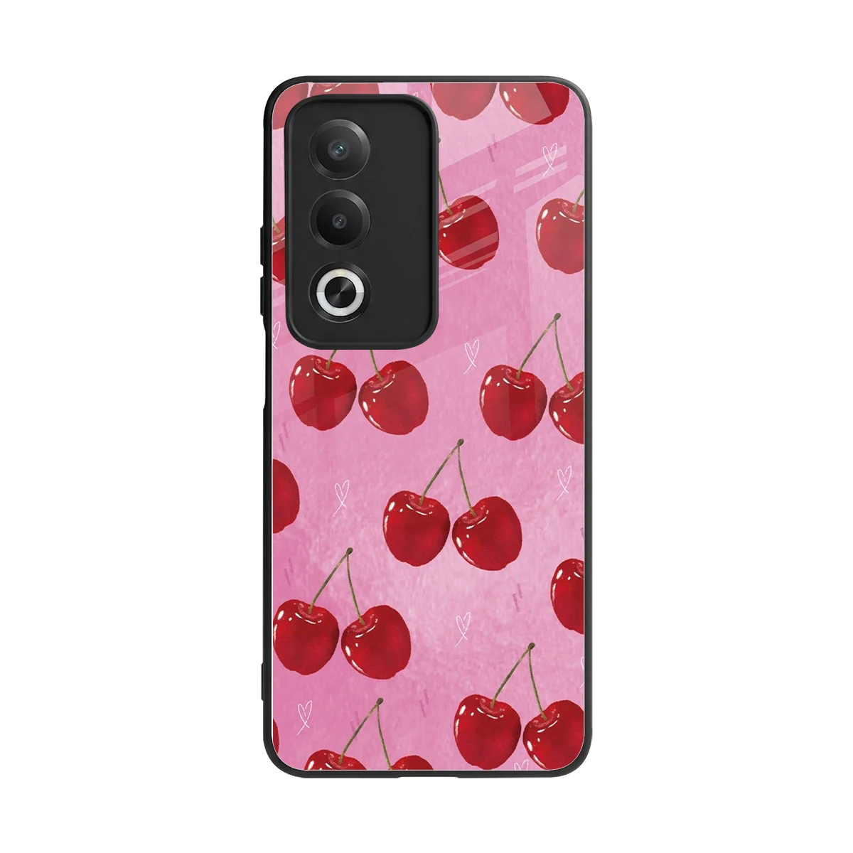 Cherrylicious back phone cover | glass case for oppo a3 pro