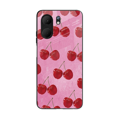 Cherrylicious back phone cover | glass case for oppo a5x 5g