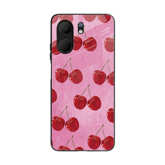 Cherrylicious back phone cover | glass case for oppo a5x 5g