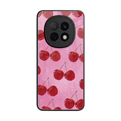 Cherrylicious back phone cover | glass case for oppo f29 pro 5g