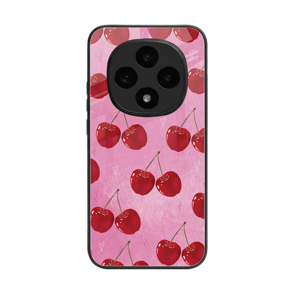 Cherrylicious back phone cover | glass case for oppo f31 pro 5g