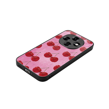 Cherrylicious stylish phone case for oppo f31 pro 5g | glossy glass and slim fit