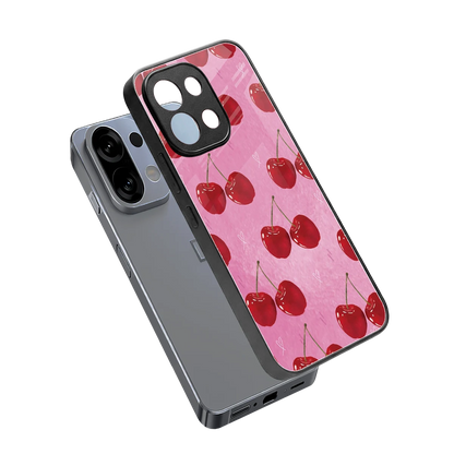 Cherrylicious sleek oppo k13 5g cover with tempered glass back and TPU edges