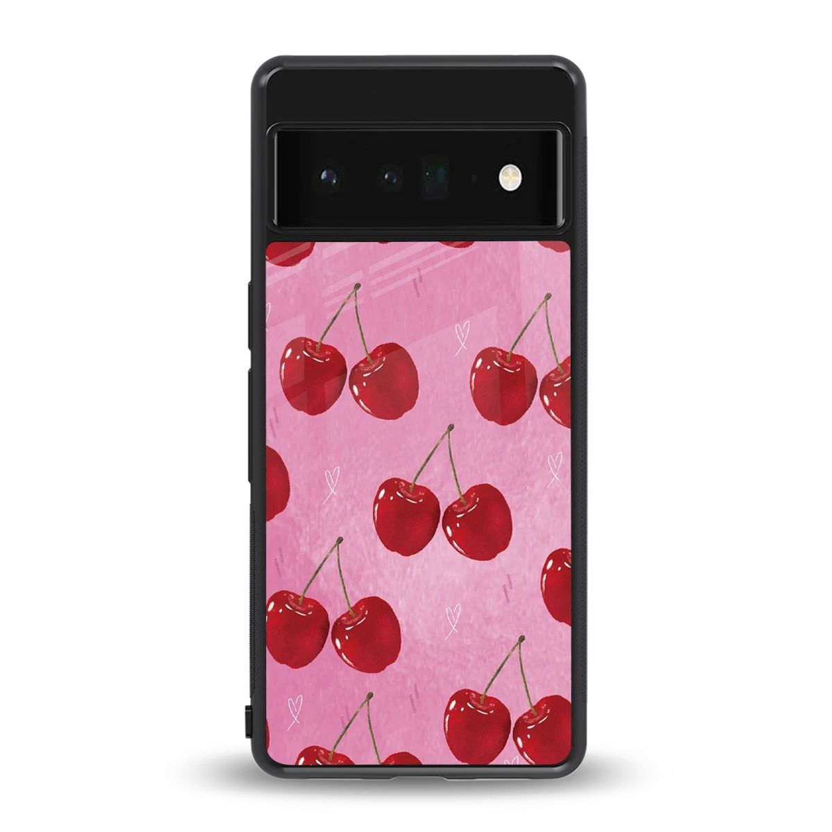 Cherrylicious back phone cover | glass case for google pixel 6 pro