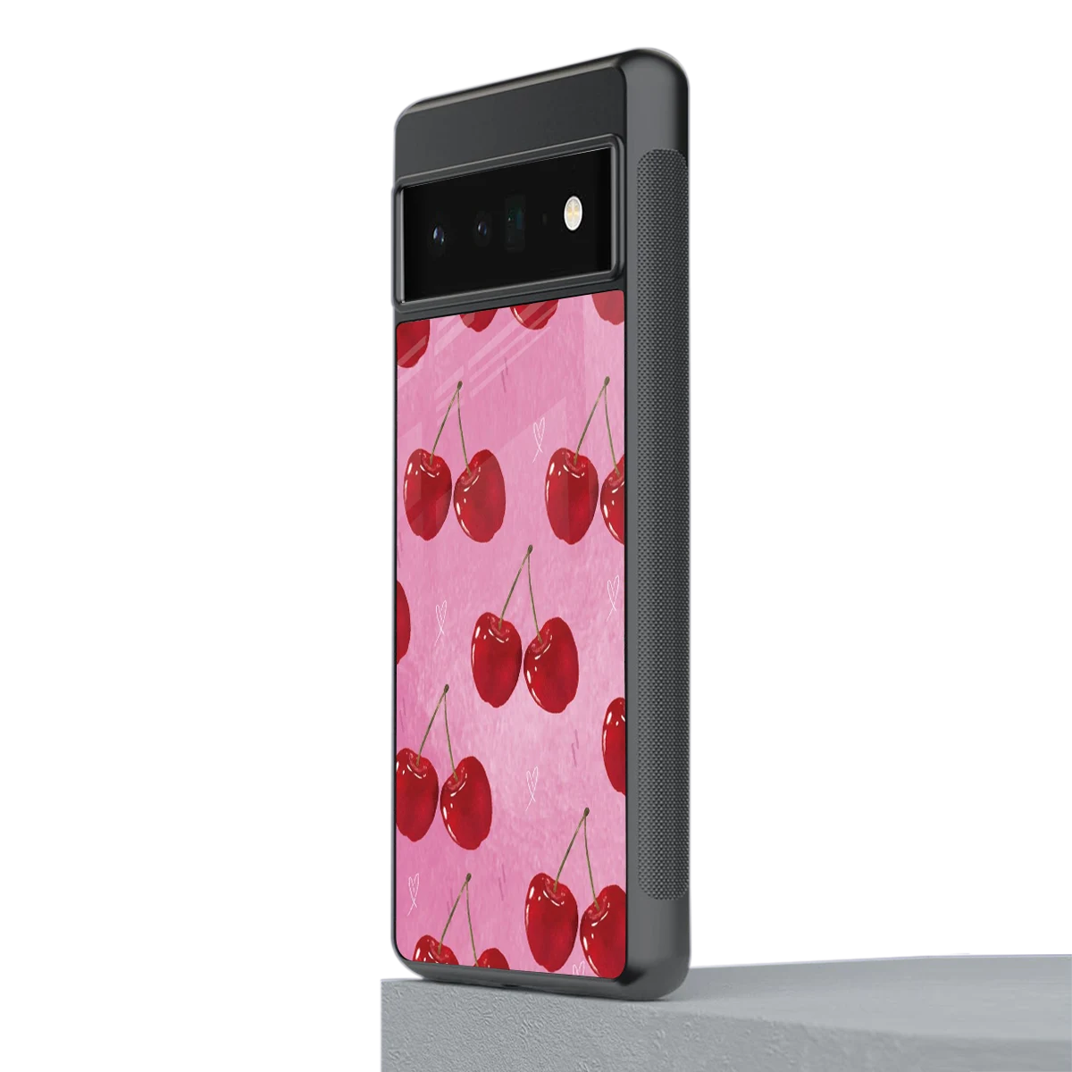 Cherrylicious stylish phone case for google pixel 6 pro | glossy glass and slim fit