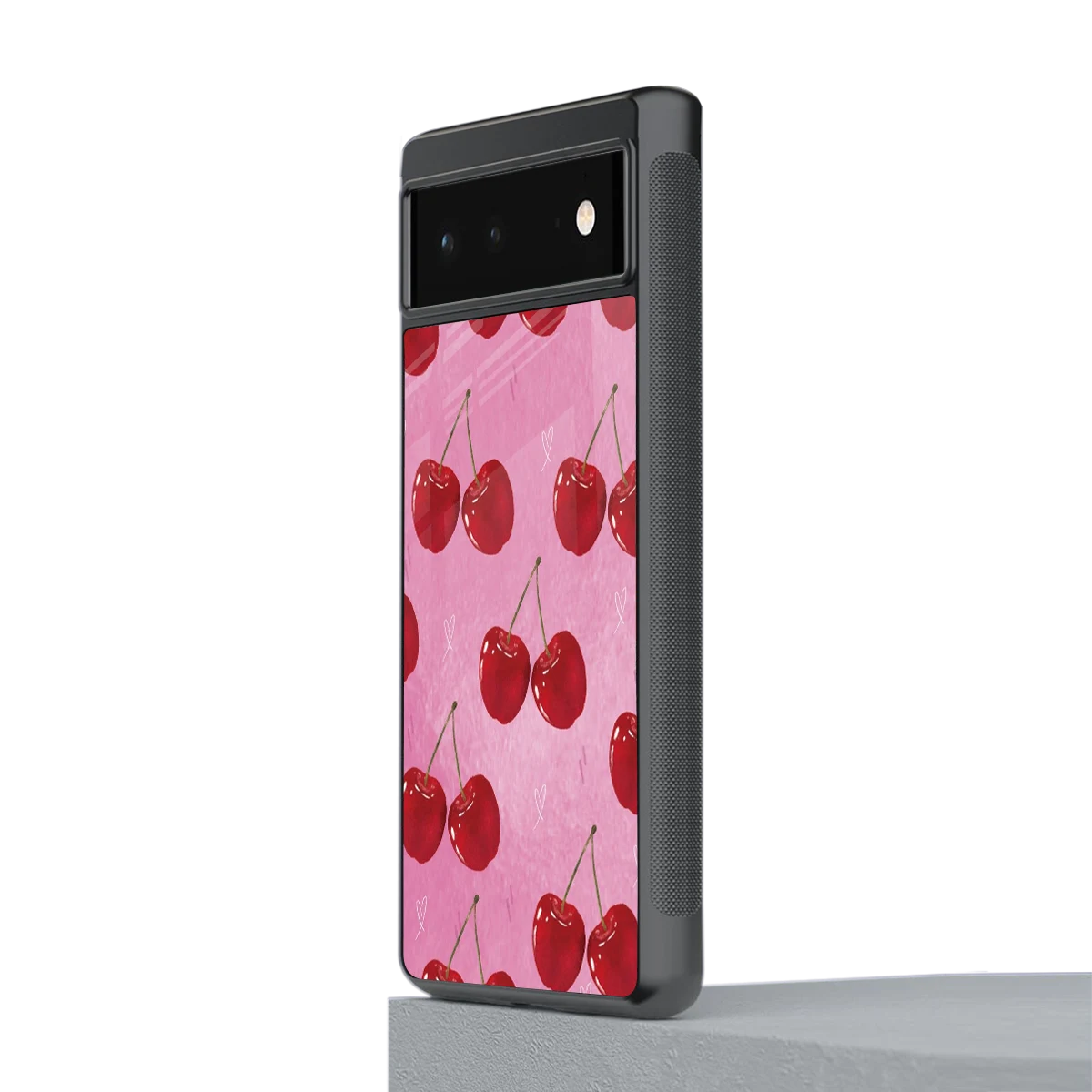 Cherrylicious stylish phone case for google pixel 6 | glossy glass and slim fit