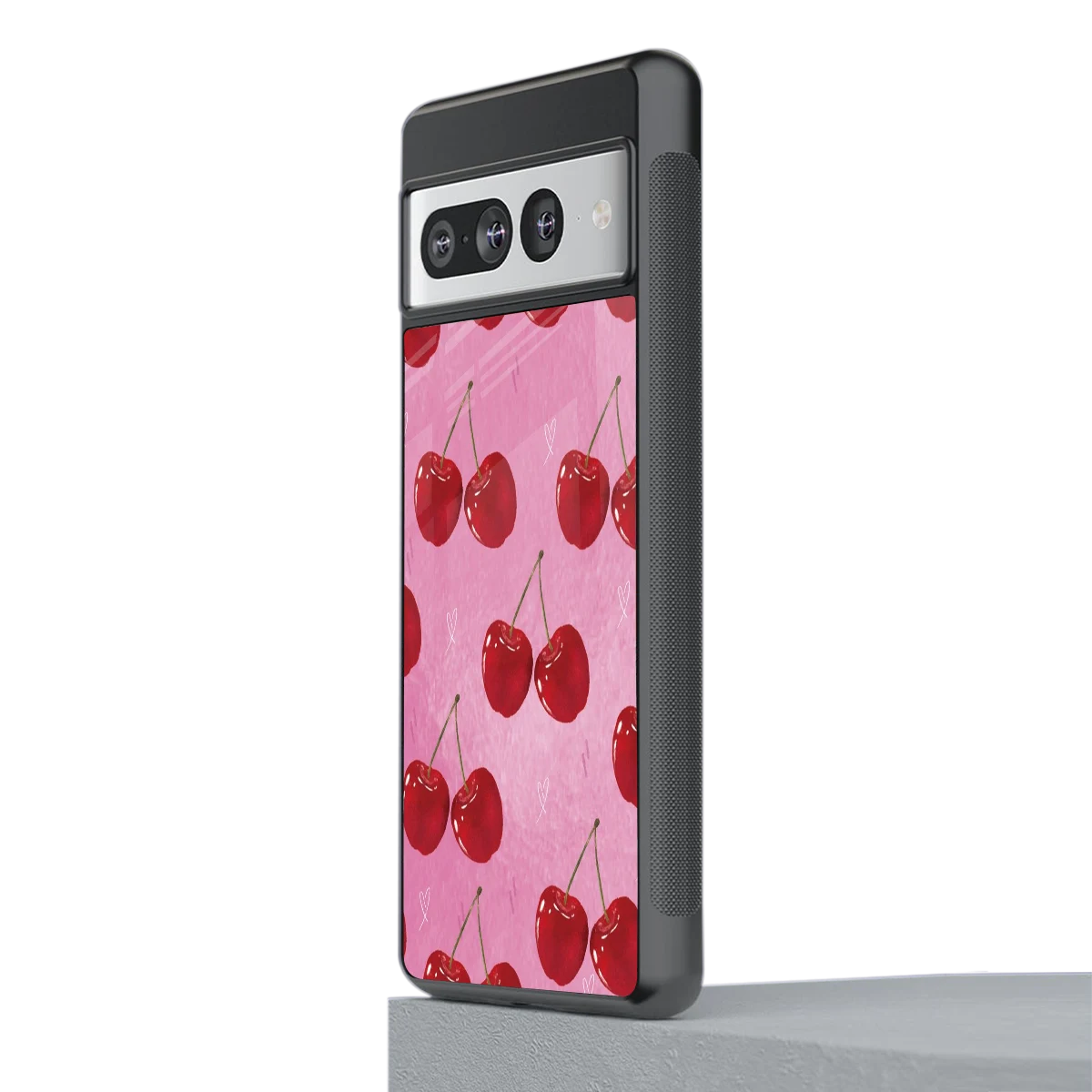 Cherrylicious stylish phone case for google pixel 7 pro | glossy glass and slim fit