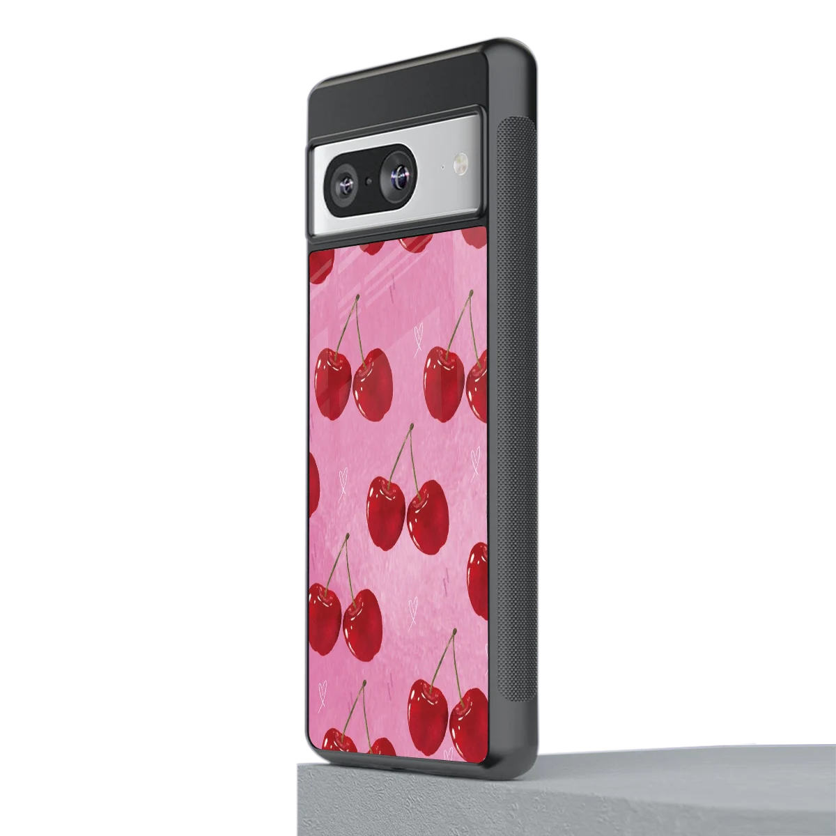 Cherrylicious stylish phone case for google pixel 8 | glossy glass and slim fit