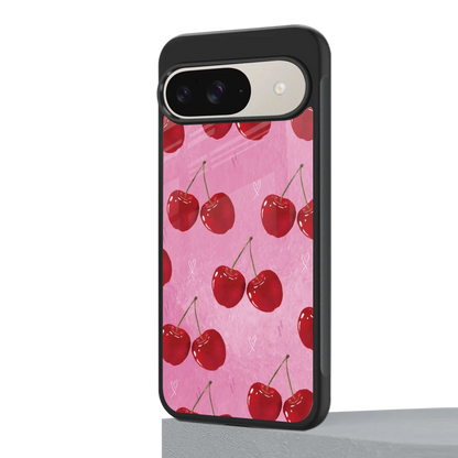 Cherrylicious google pixel 9 mobile cover | shockproof glass phone case