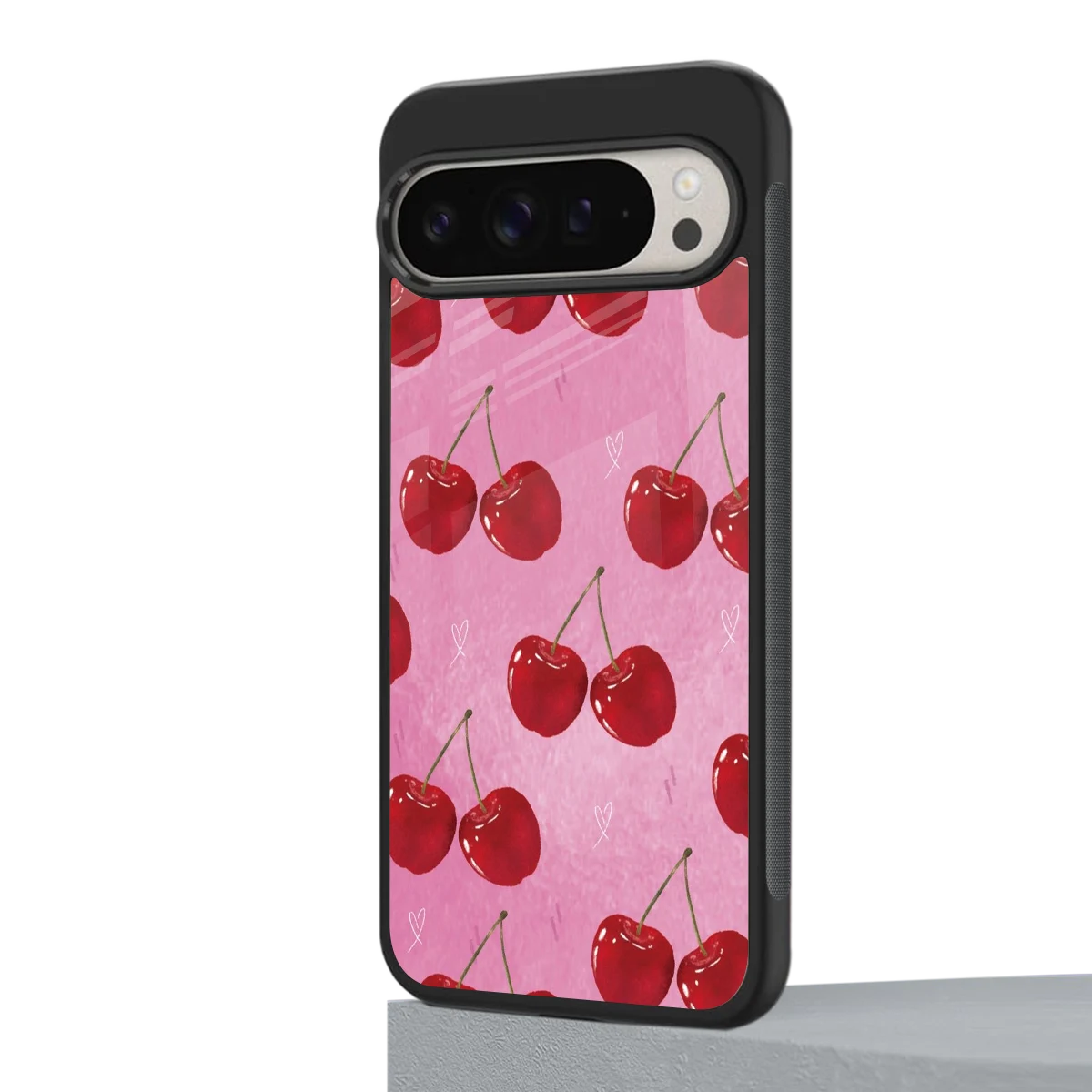Cherrylicious google pixel 9 pro mobile cover | shockproof glass phone case