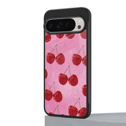 Cherrylicious google pixel 9 pro mobile cover | shockproof glass phone case