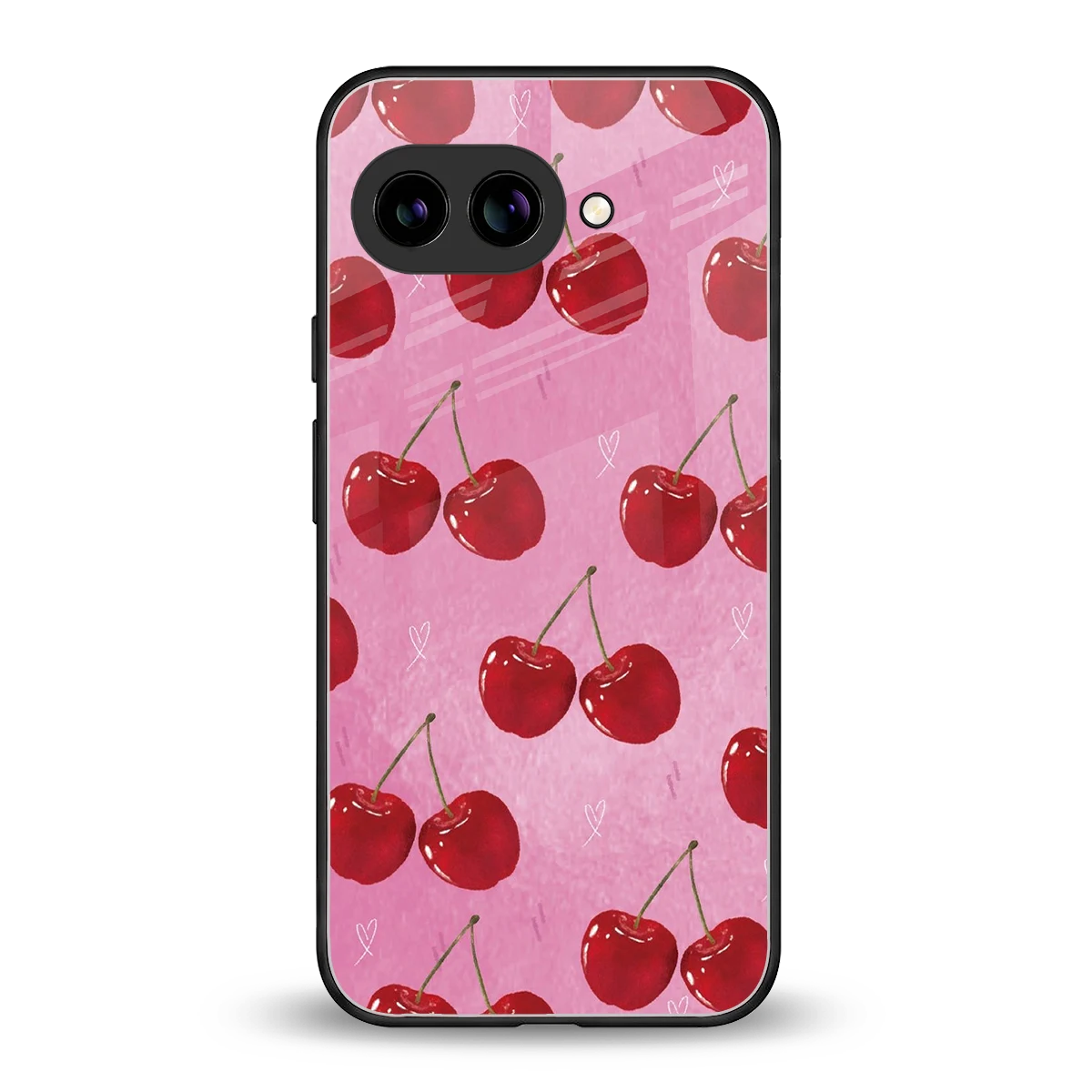 Cherrylicious back phone cover | glass case for google pixel 10a