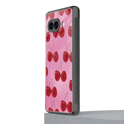 Cherrylicious google pixel 10a mobile cover | shockproof glass phone case