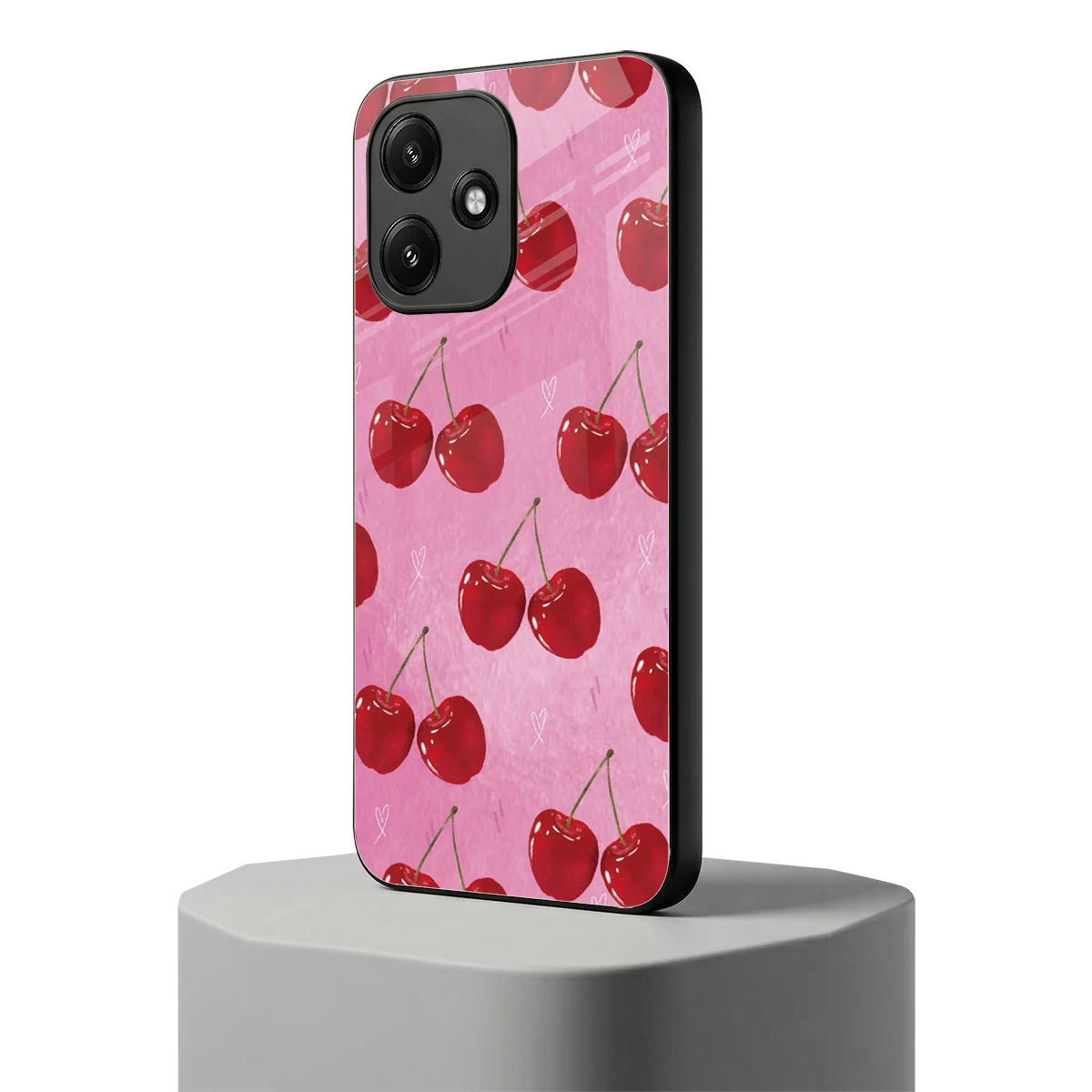 Cherrylicious redmi 12 5g mobile cover | shockproof glass phone case