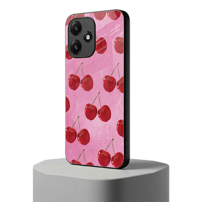 Cherrylicious redmi 12 5g mobile cover | shockproof glass phone case