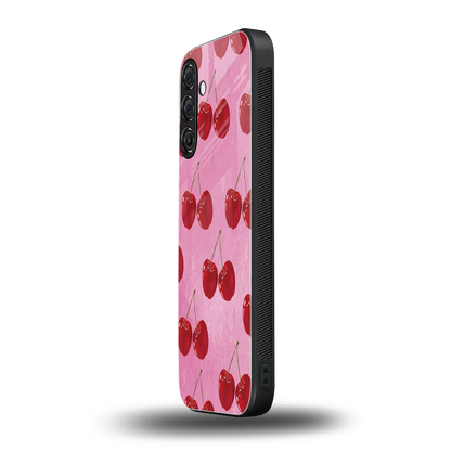 Cherrylicious samsung galaxy m35 5g mobile cover | shockproof glass phone case