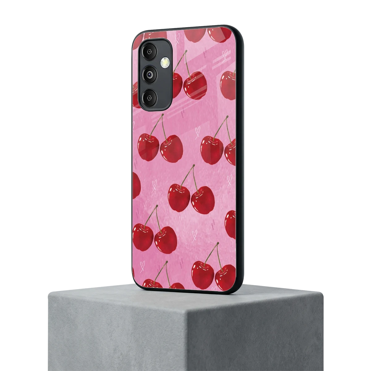 Cherrylicious samsung galaxy m14 5g mobile cover | shockproof glass phone case