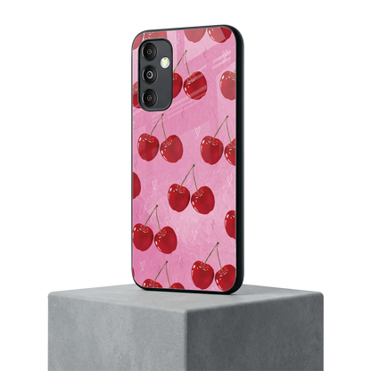 Cherrylicious samsung galaxy m14 5g mobile cover | shockproof glass phone case