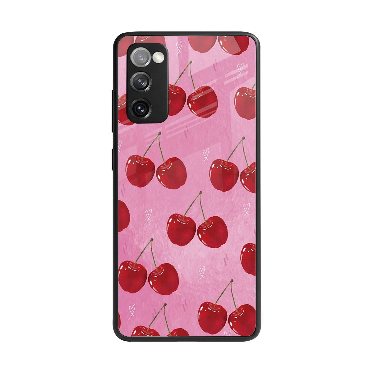 Cherrylicious back phone cover | glass case for samsung galaxy s20 fe