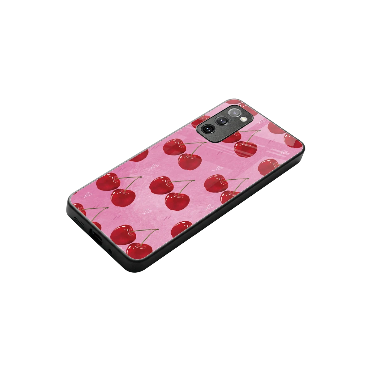 Cherrylicious stylish phone case for samsung galaxy s20 fe | glossy glass and slim fit