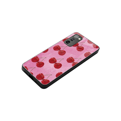Cherrylicious stylish phone case for samsung galaxy s20 fe | glossy glass and slim fit