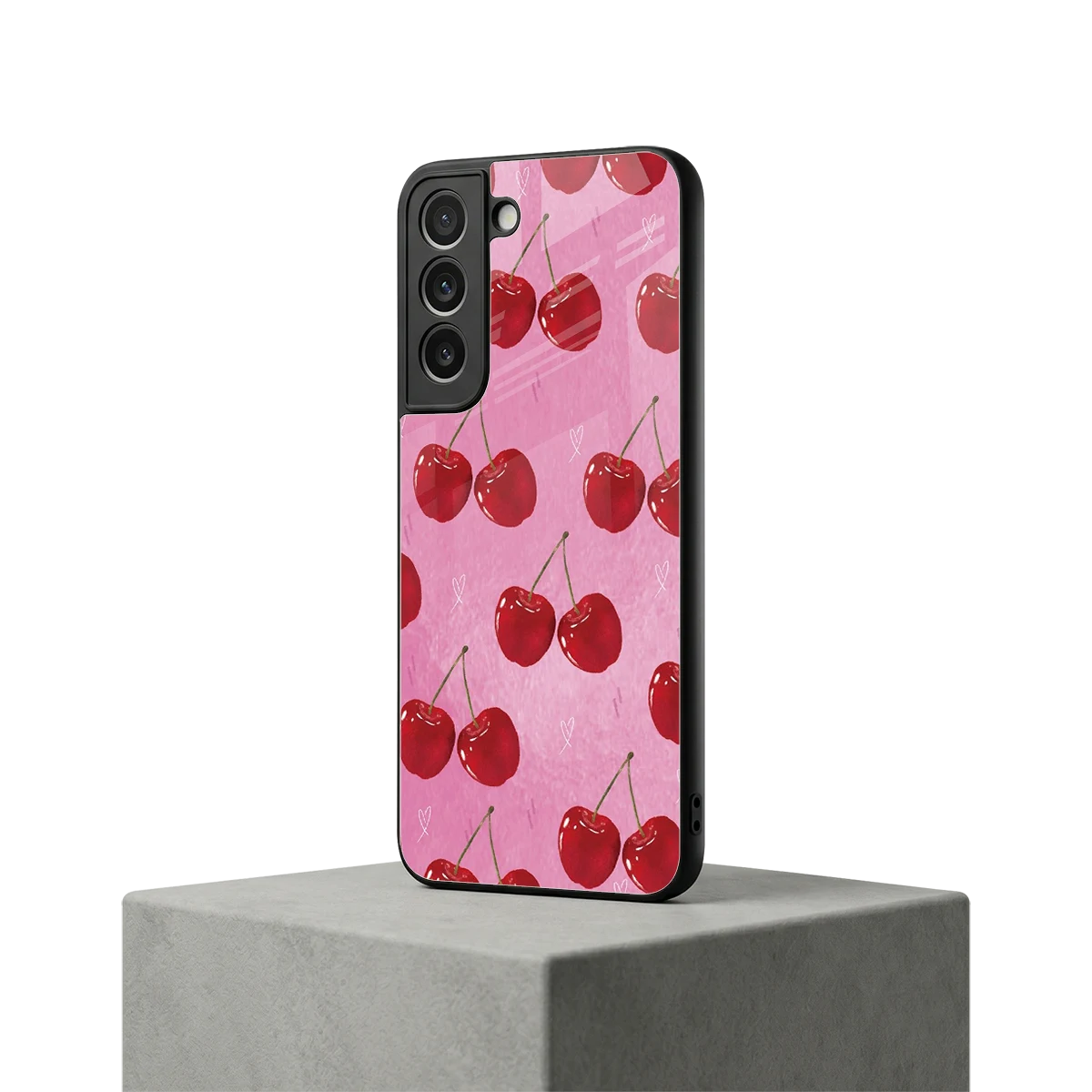 Cherrylicious samsung galaxy s22 mobile cover | shockproof glass phone case
