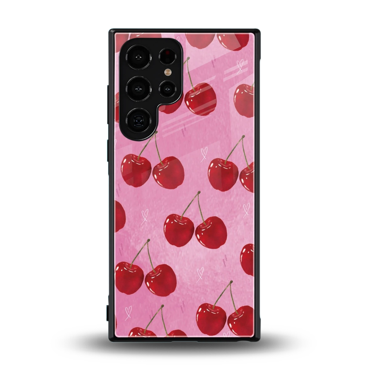 Cherrylicious back phone cover | glass case for samsung galaxy s23 ultra