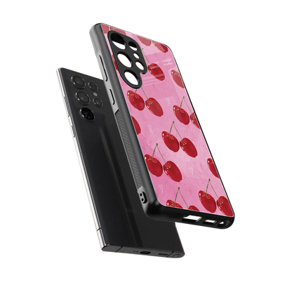 Cherrylicious sleek samsung galaxy s26 ultra cover with tempered glass back and TPU edges