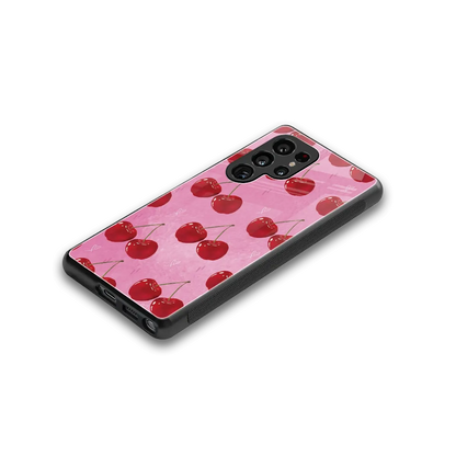 Cherrylicious stylish phone case for samsung galaxy s26 ultra | glossy glass and slim fit