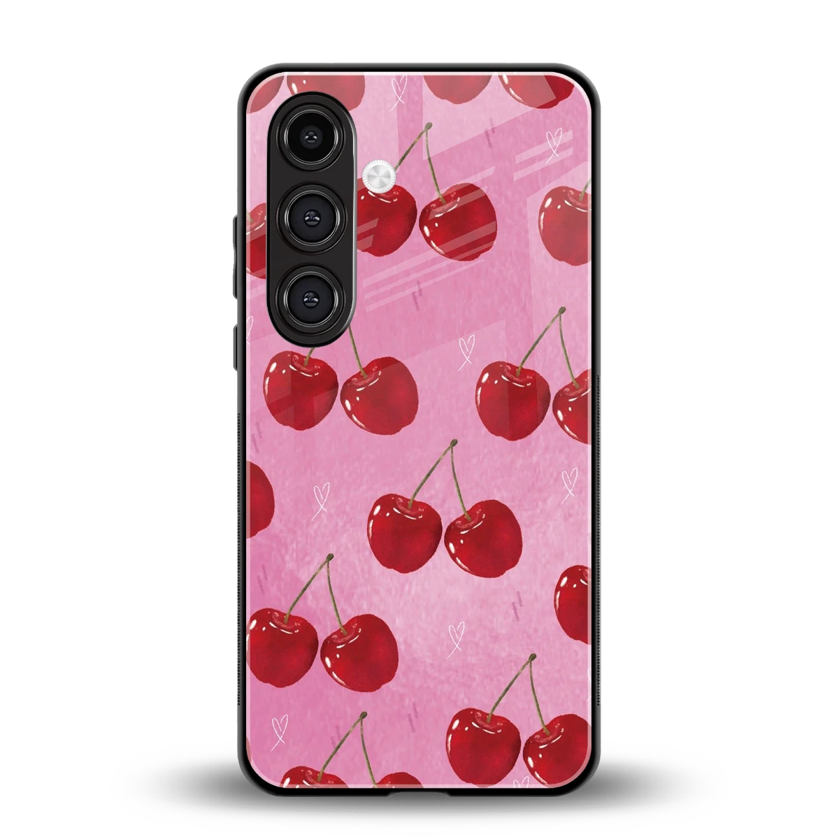 Cherrylicious back phone cover | glass case for samsung galaxy s24