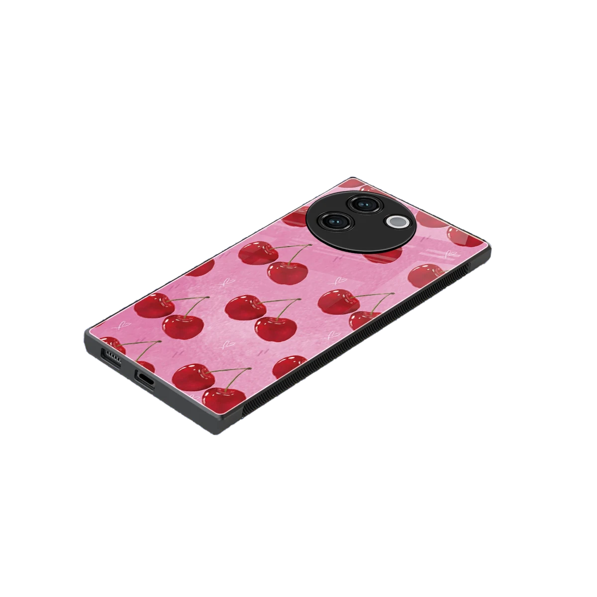 Cherrylicious stylish phone case for vivo v30e | glossy glass and slim fit