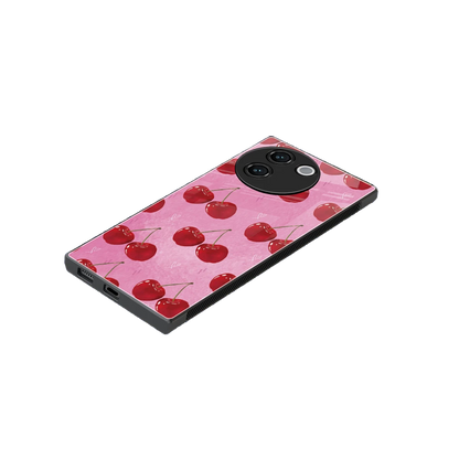 Cherrylicious stylish phone case for vivo v30e | glossy glass and slim fit