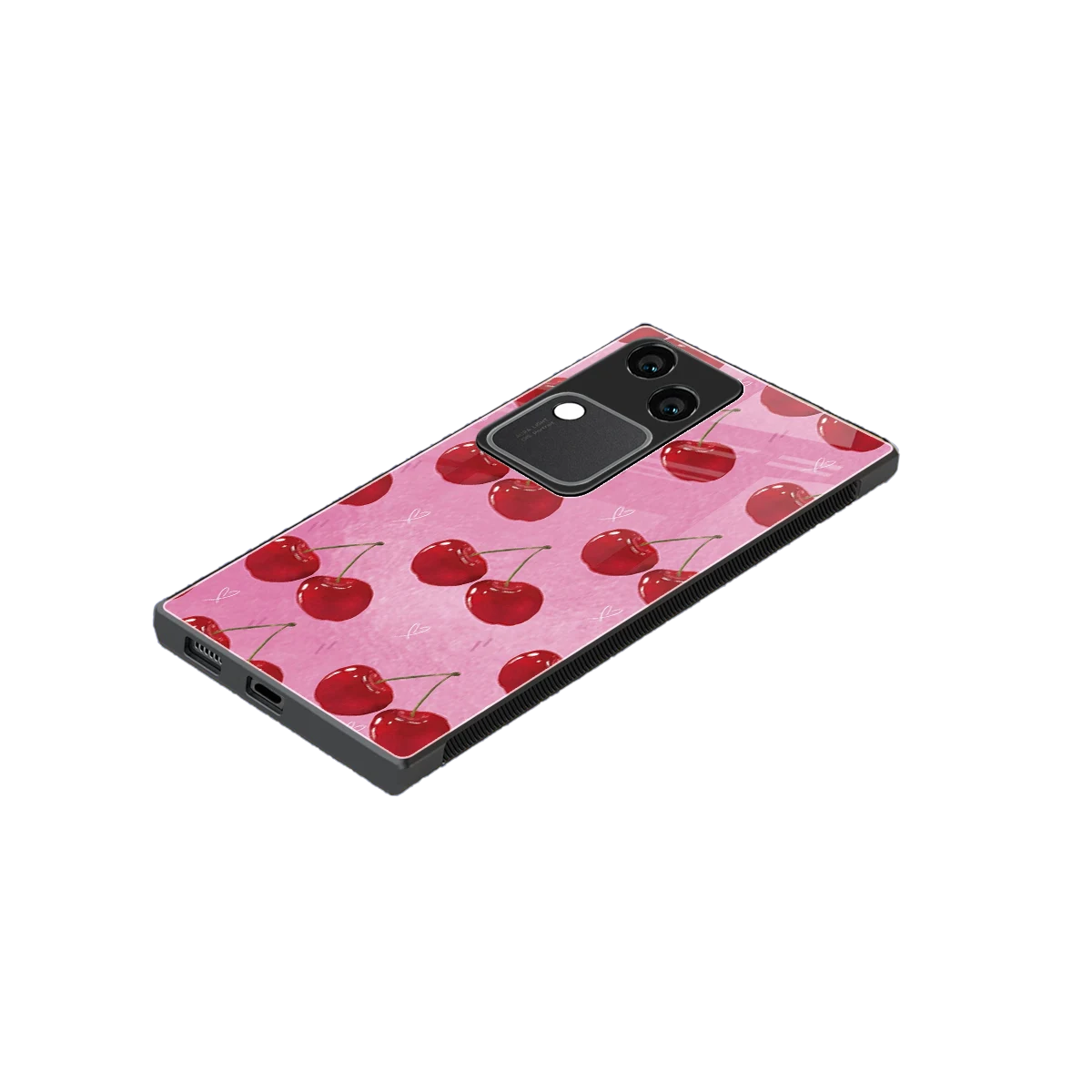 Cherrylicious stylish phone case for vivo v30 | glossy glass and slim fit