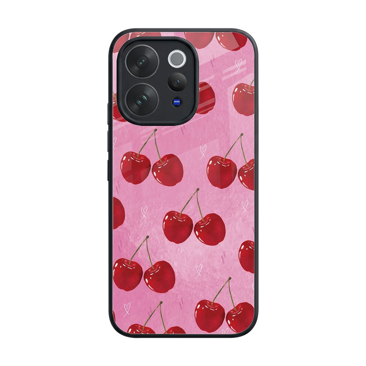 Cherrylicious back phone cover | glass case for vivo v70