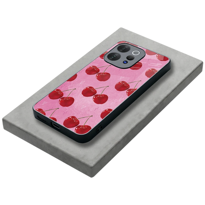Cherrylicious stylish phone case for vivo v70 | glossy glass and slim fit